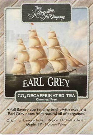 Metropolitan Tea Company Decaf Earl Grey Tea 1.1lbs