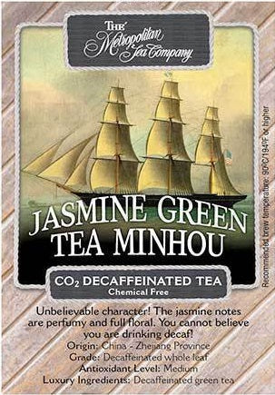 Metropolitan Tea Company Decaf Jasmine Minhou Green Tea 1.1lbs