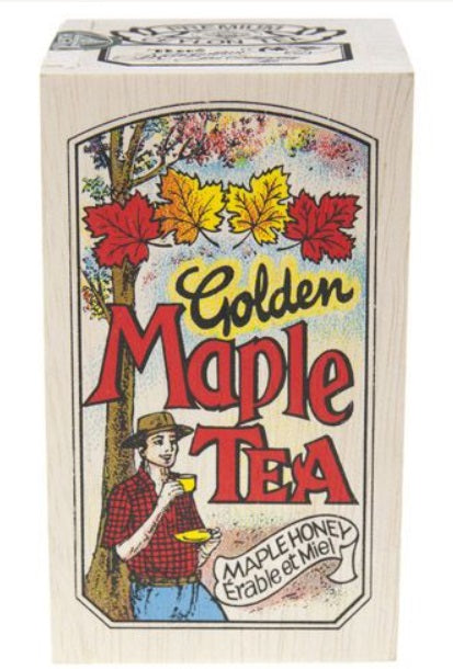 Metropolitan Tea Company Golden Maple Tea Wooden Box of 25 Tea Bags