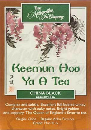 Metropolitan Tea Company Keemun Hoa Ya A Tea 1.1lbs