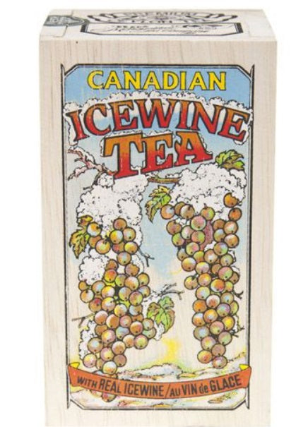 Metropolitan Tea Company Ice Wine Tea Wooden Box of 25 Tea Bags