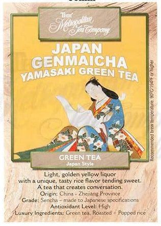 Metropolitan Tea Company Japan Genmaicha Yamasaki Tea 1.1lbs