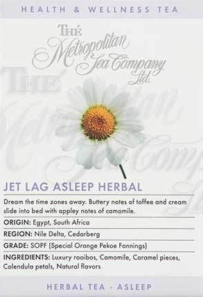 Metropolitan Tea Company Jet Lag Sleep Herbal Tea 1.1lbs