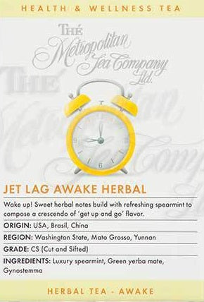 Metropolitan Tea Company Jet Lag Awake Herbal Tea 1.1lbs