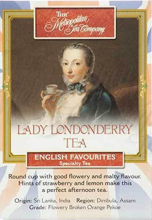 Metropolitan Tea Company Lady Londonderry Tea 1.1lbs