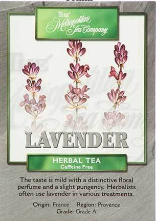 Metropolitan Tea Company Lavender Super Blue Tea 0.55lbs