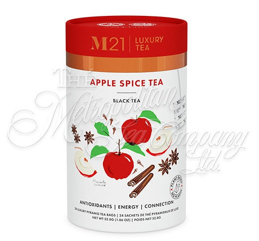 Metropolitan Tea M21 Apple Spice Tea Can Of 24 Bags