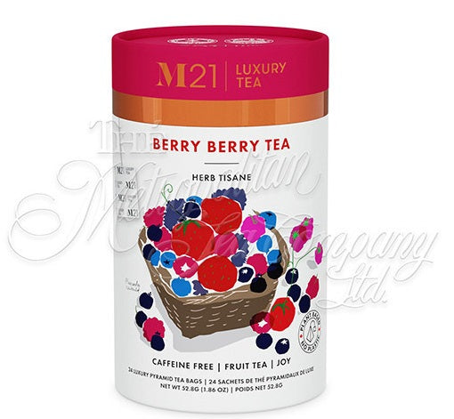 Metropolitan Tea M21 Berry Berry Tea Can Of 24 Bags