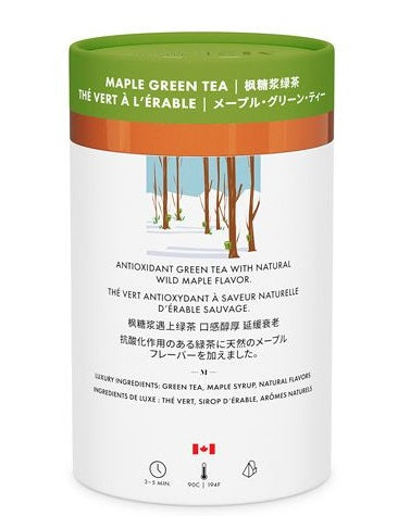 Metropolitan Tea M21 Maple Green Tea Can Of 24 Bags