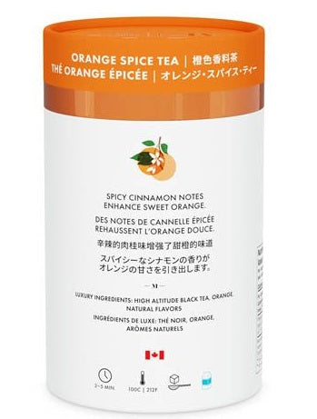 Metropolitan Tea M21 Orange Spice Tea Can Of 24 Bags