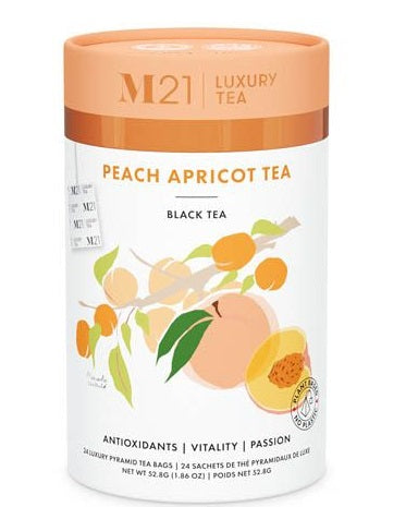 Metropolitan Tea M21 Peach Apricot Tea Can Of 24 Bags