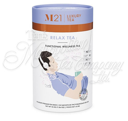 Metropolitan Tea M21 Relax Tea Can Of 24 Bags