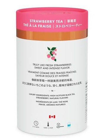 Metropolitan Tea M21 Strawberry Tea Can Of 24 Bags