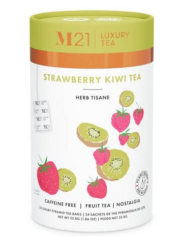 Metropolitan Tea M21 Strawberry Kiwi Tea Can Of 24 Bags