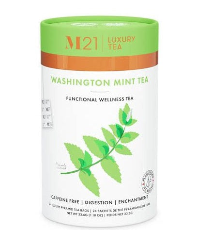 Metropolitan Tea M21 Washington Mint Tea Can Of 24 Bags