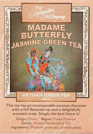 Metropolitan Tea Company Madame Butterfly Jasmine Green Tea