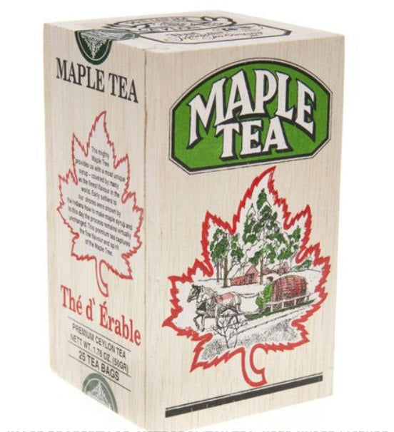 Metropolitan Tea Company Maple Tea Wooden Box of 25