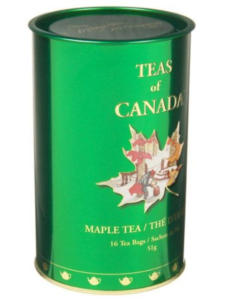 Metropolitan Tea Company Maple Tea Souvenir Tin Box of 16 Tea Bags