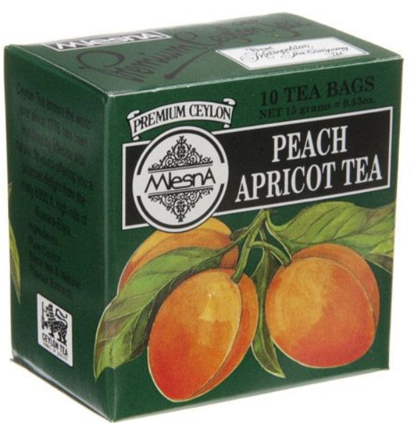 Metropolitan Tea Company Peach Apricot Tea Mini Pack of 10 Tea Bags