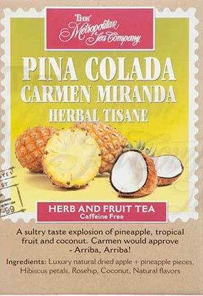 Metropolitan Tea Pina Colada Carmen Miranda Herb & Fruit 1.1lbs