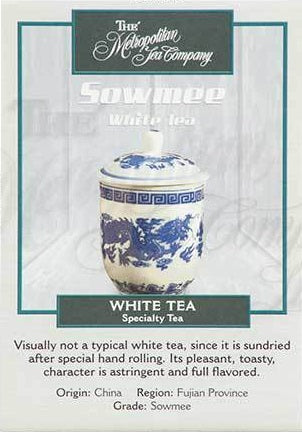 Metropolitan Tea Company Sowmee White Tea 0.55lbs