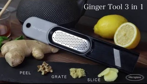 Microplane 3 in 1 Ginger Tool