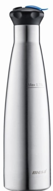 Mosa Soda Splash Brushed Stainless Steel Soda Maker