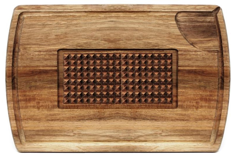 Natural Living Acacia Wood Carving & Cutting Board