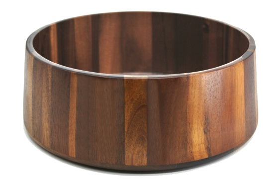 Natural Living Dark Acacia Salad Bowl