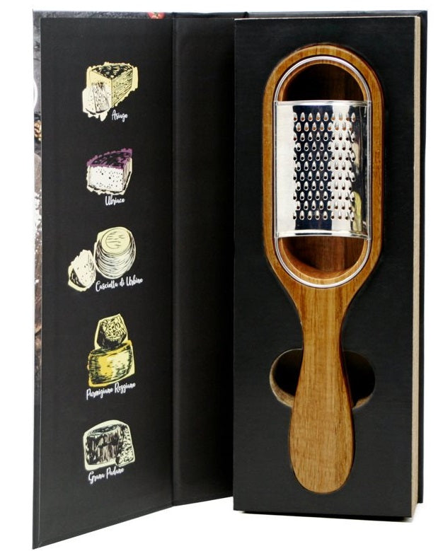 Natural Living Acacia Wood Cheese Grater Set