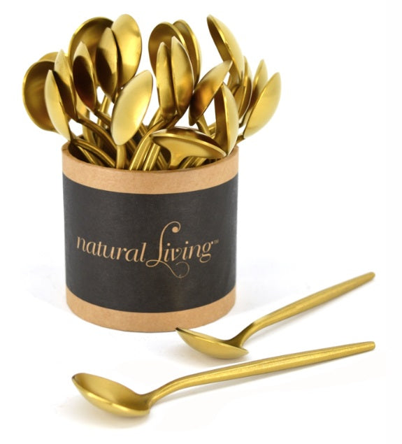 Natural Living Small Gold Spoon