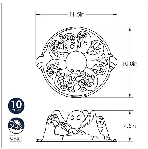 Nordic Ware Octopus Cake Pan