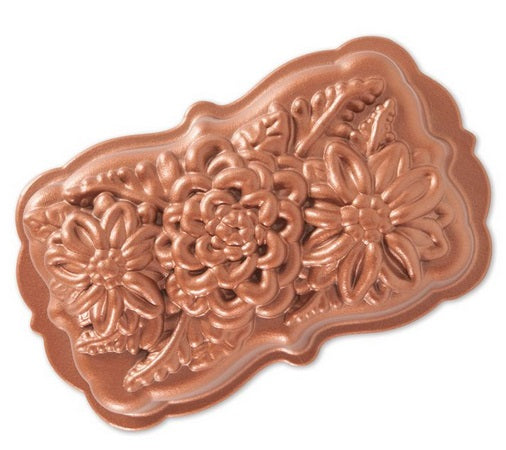 Nordic Ware Copper Wildflower Loaf Pan