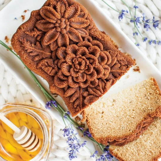 Nordic Ware Copper Wildflower Loaf Pan