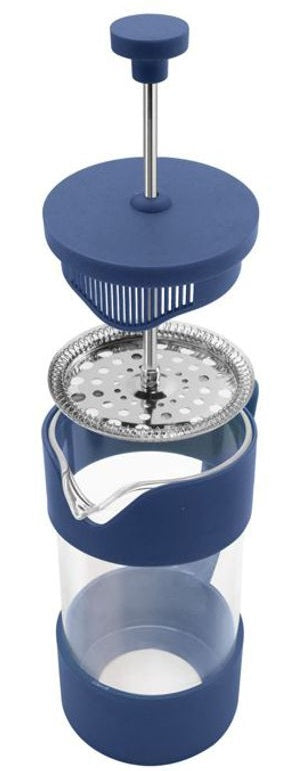 Oggi Brew 3-Cup French Press Blue