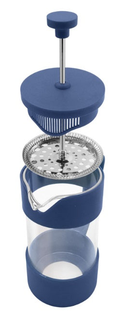 Oggi Brew 5-Cup French Press Blue