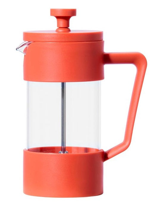 Oggi Brew 3-Cup French Press Brick Red