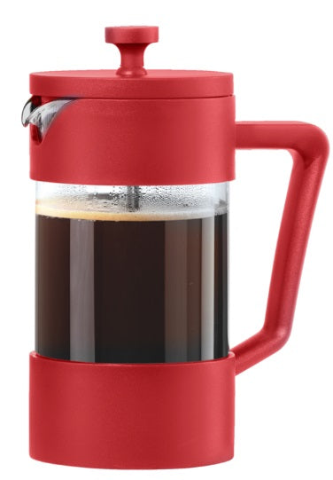 Oggi Brew 5-Cup French Press Red