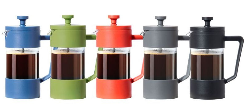 Oggi Brew 3-Cup French Press Brick Red