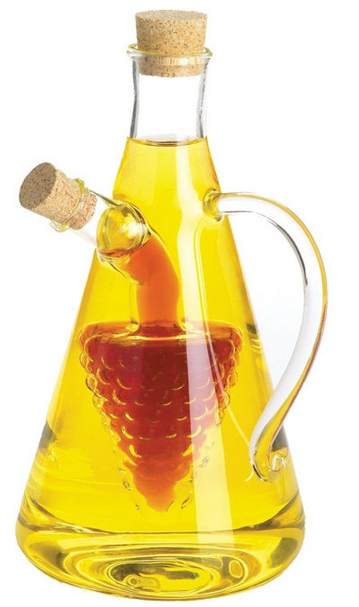 Fox Run Grape Oil & Vinegar Bottle with Handle