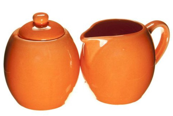 Old Amsterdam Copacabana Orange Milk &amp; Sugar Set