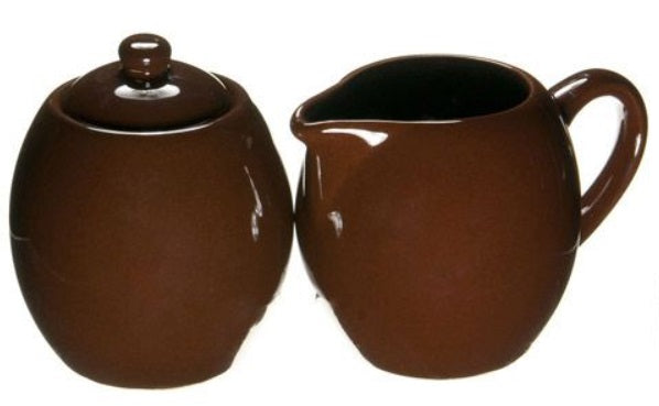 Old Amsterdam Dark Brown Milk &amp; Sugar Set