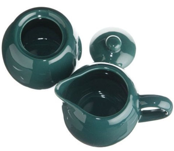 Old Amsterdam Green Milk & Sugar Set