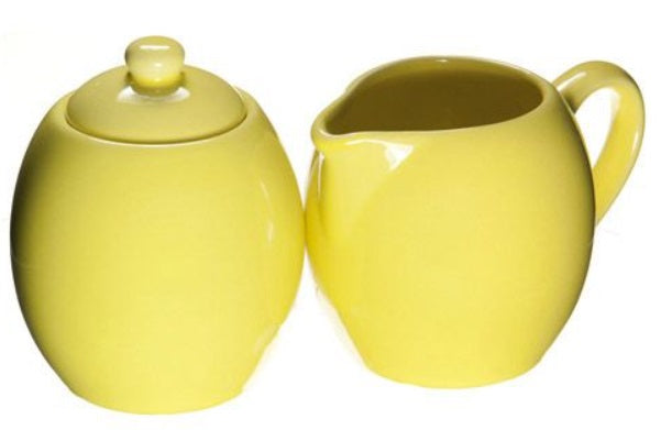 Old Amsterdam Lemon Yellow Milk &amp; Sugar Set