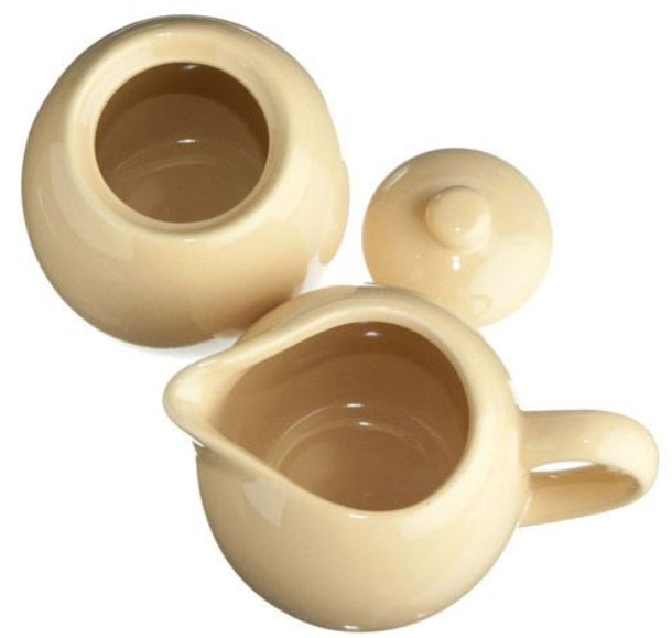 Old Amsterdam Sahara Yellow Milk & Sugar Set