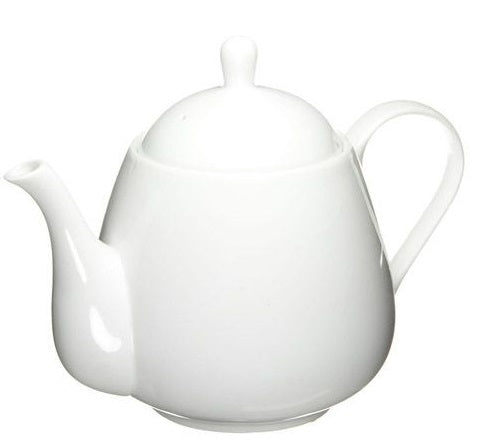 Old Amsterdam White 4-Cup Raffles Teapot