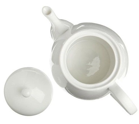 Old Amsterdam White 4-Cup Raffles Teapot