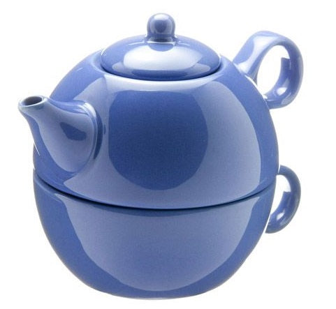 Old Amsterdam Blue 1-Cup Tea 4 One Teapot With Mug