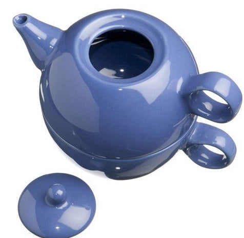 Old Amsterdam Blue 1-Cup Tea 4 One Teapot With Mug