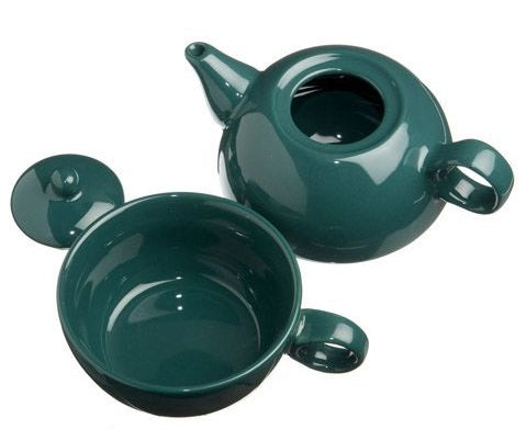 Old Amsterdam Green 1-Cup Tea 4 One Teapot With Mug